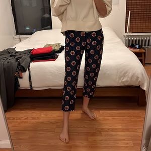 Nikki Chasin Silk Polka Dot Pants